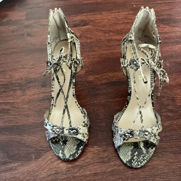 Animal Print Heeled Sandal - Picture 2 of 7